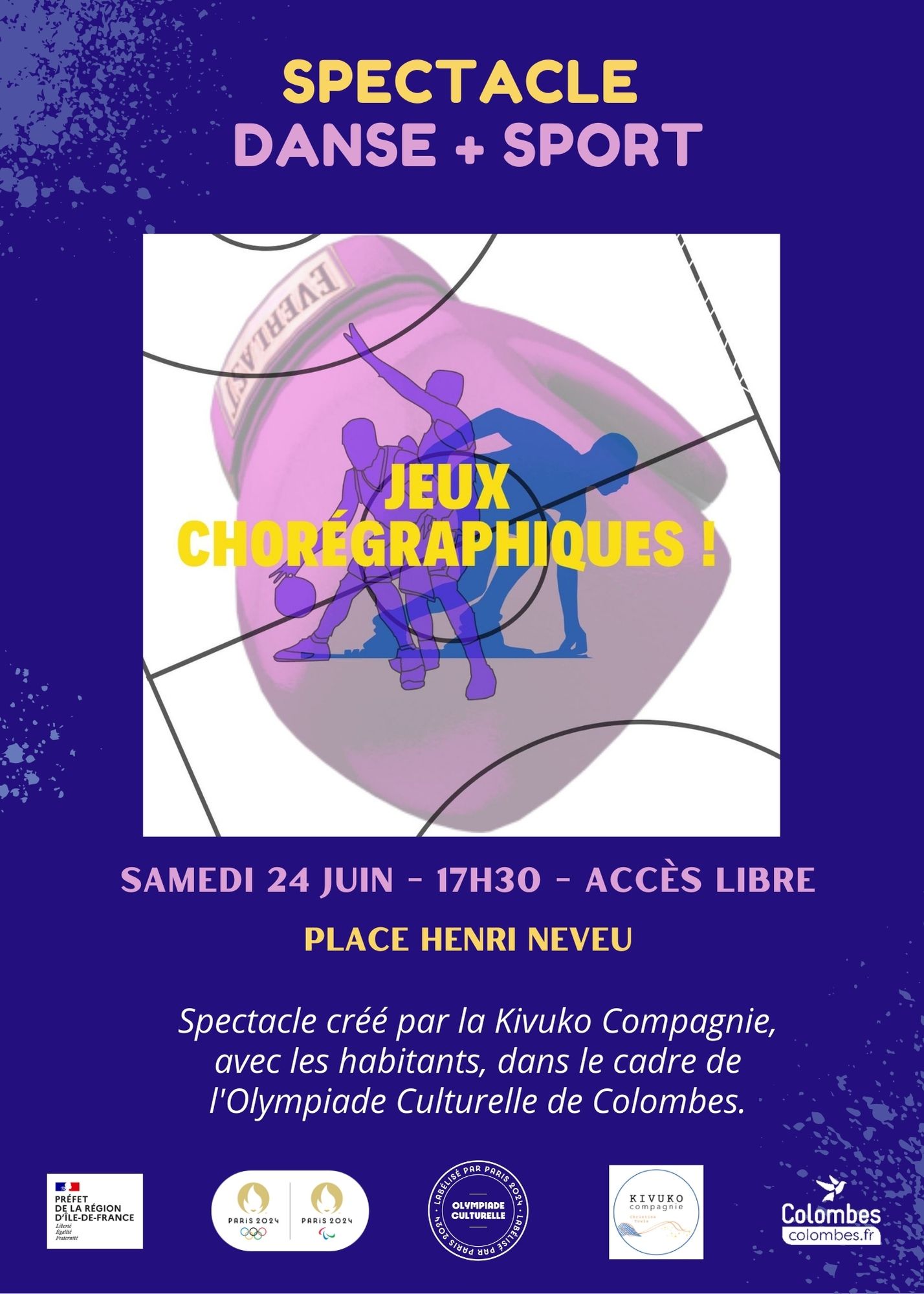 Affiche jeux chorégraphiques